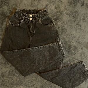 Garage Denim 80’s Mom paper bag Jeans